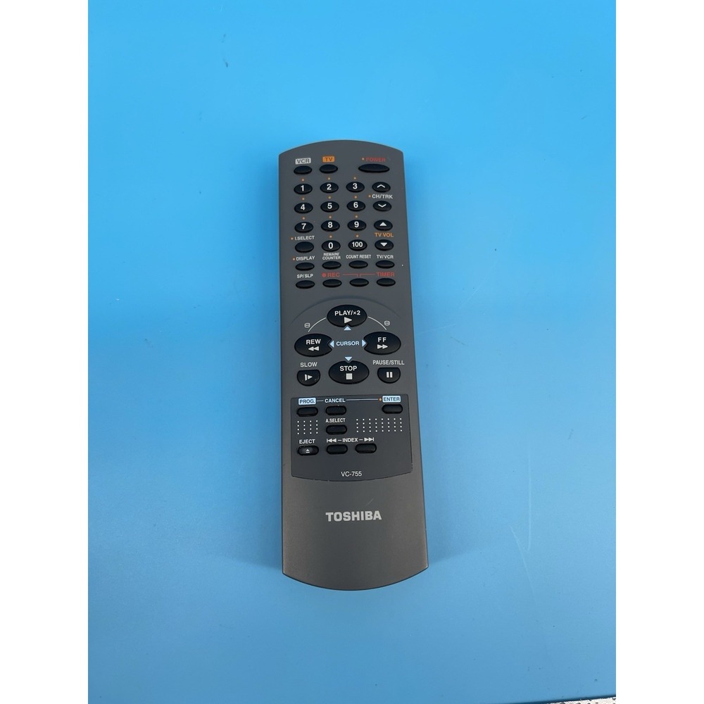 Toshiba VCR Remote Control VC-750 Tested Works